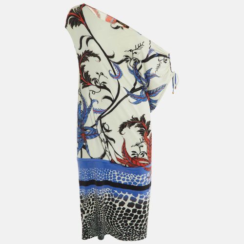 Printed Jersey Shift Dress M - Roberto Cavalli - Modalova