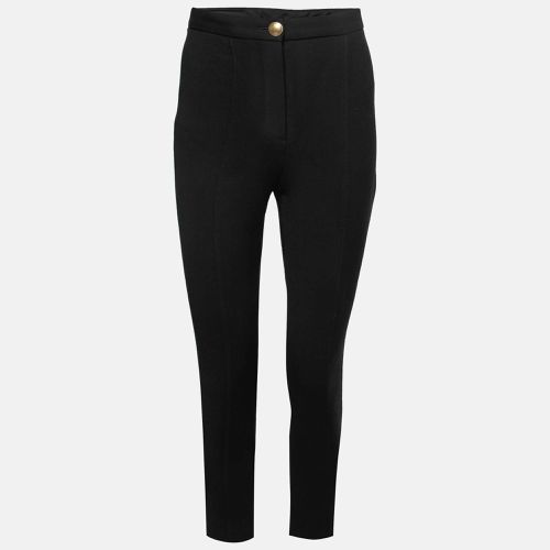 Roberto Cavalli Black Crepe Skinny Trousers S - Roberto Cavalli - Modalova