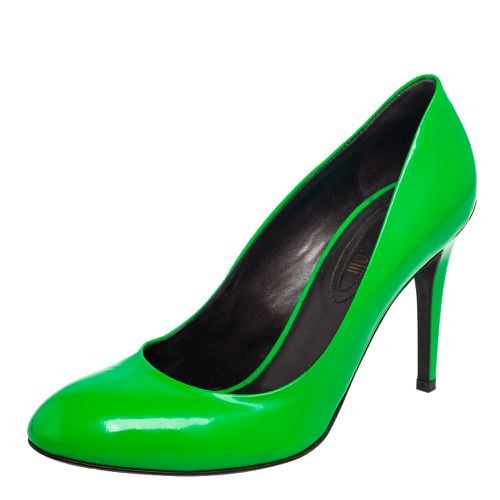 Roberto Cavalli Neon Green Patent Leather Pumps Size 38 - Roberto Cavalli - Modalova