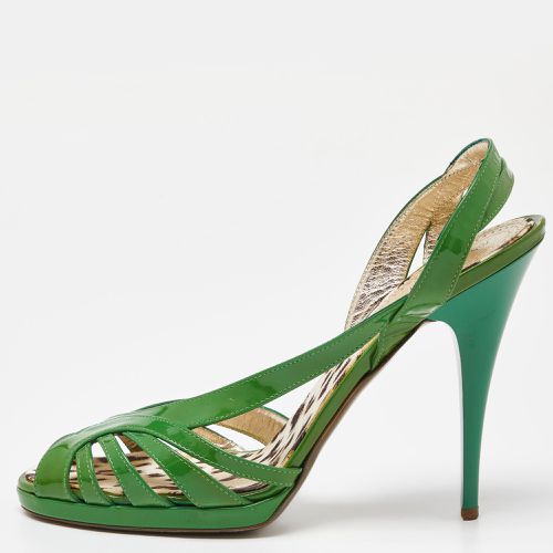 Patent Leather Strappy Sandals Size 40 - Roberto Cavalli - Modalova