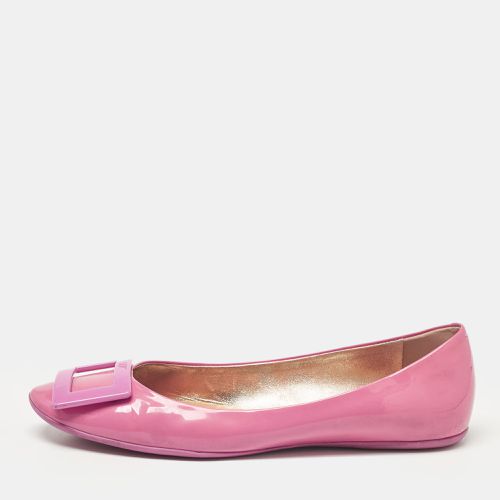 Roger Vivier Pink Patent Leather Gommette Ballet Flats Size 40 - Roger Vivier - Modalova