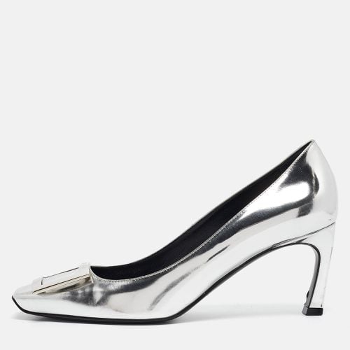 Roger Vivier Silver Leather Trompette Pumps Size 38 - Roger Vivier - Modalova