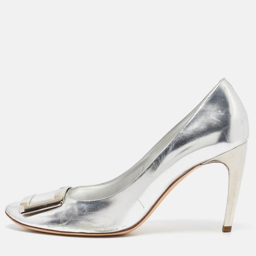 Roger Vivier Silver Leather Trompette Pumps Size 41 - Roger Vivier - Modalova