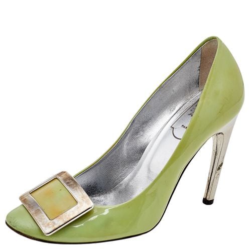 Roger Vivier Green Patent Leather Trompette Pumps Size 37.5 - Roger Vivier - Modalova