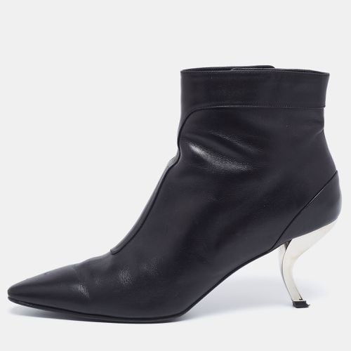 Roger Vivier Black Leather Ankle Booties Size 38 - Roger Vivier - Modalova