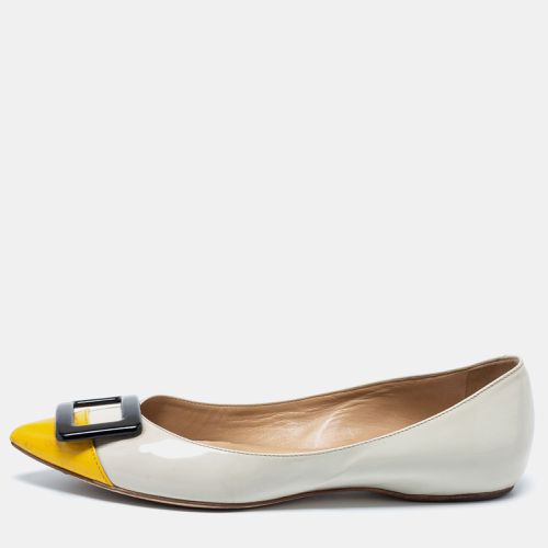 Roger Vivier Tri-Color Patent Leather Trompette Ballet Flats Size 36 - Roger Vivier - Modalova