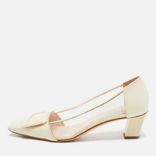 Roger Vivier Cream/Transparent Patent and PVC Belle Vivier Pumps Size 36 - Roger Vivier - Modalova