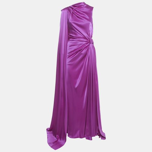 Roksanda Pink Silk Asymmetric Drape Orien Gown S - Roksanda Ilincic - Modalova