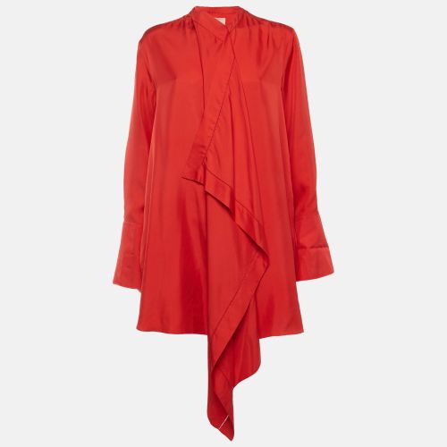 Silk Draped Mini Dress S - Roksanda Ilincic - Modalova