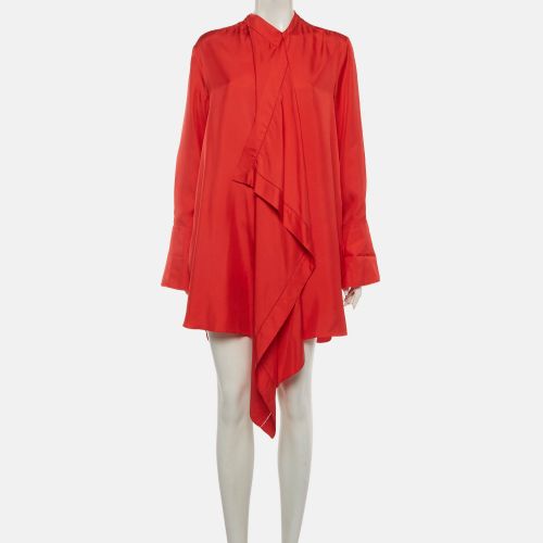 Silk Draped Mini Dress S - Roksanda Ilincic - Modalova