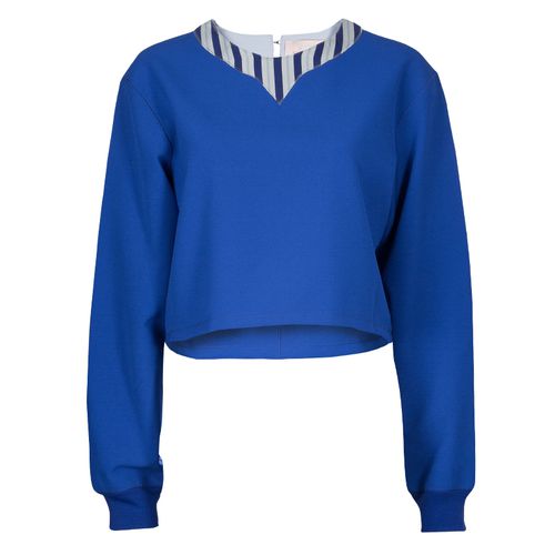 Oversized Long Sleeve Crop Top M - Roksanda Ilincic - Modalova