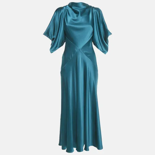 Roksanda Blue Satin Blue Flared Long Dress M - Roksanda - Modalova
