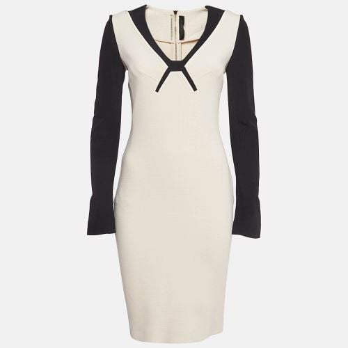 Roland Mouret Cream Stretch Crepe Kutim Dress M - Roland Mouret - Modalova