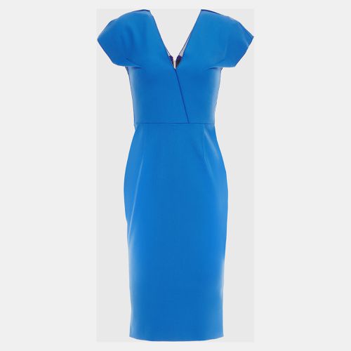 Roland Mouret Blue Cotton Midi Dress S (UK 6) - Roland Mouret - Modalova