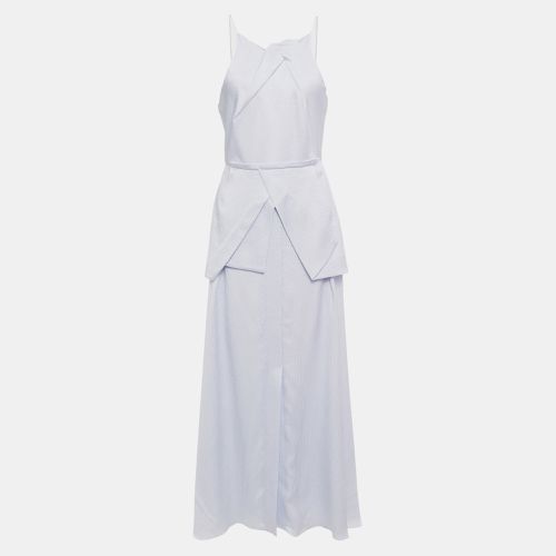 Roland Mouret Light Blue Silk Long Dress L (UK 12) - Roland Mouret - Modalova