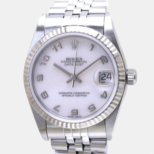 K Gold Stainless Steel Datejust 68274NA Automatic Women's Wristwatch 30 mm - Rolex - Modalova