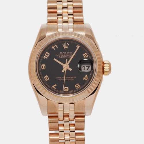 K Rose Gold Datejust 179175 Automatic Women's Wristwatch 25 mm - Rolex - Modalova