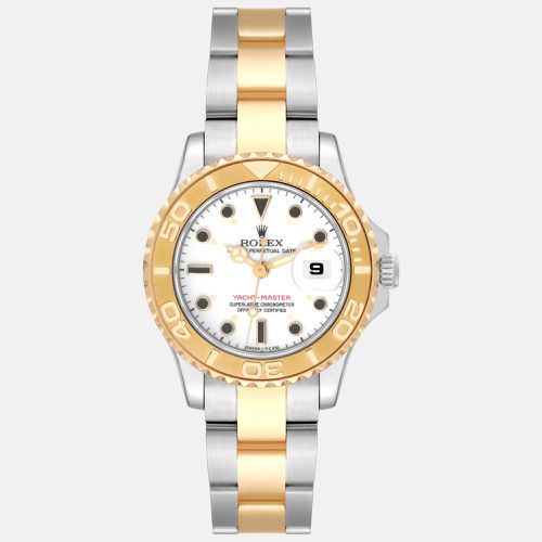 Yachtmaster 29 Dial Steel Yellow Gold Ladies Watch 69623 - Rolex - Modalova