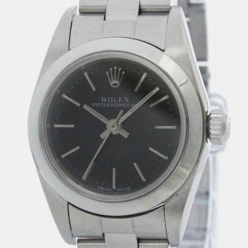 Stainless Steel Oyster Perpetual 76080 Automatic Women's Wristwatch 24 mm - Rolex - Modalova