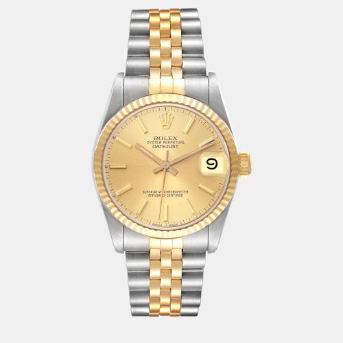 Datejust Midsize Steel Yellow Ladies Watch 68273 31 mm - Rolex - Modalova