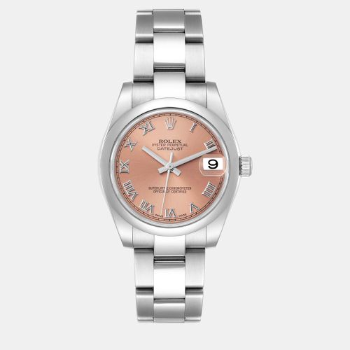 Midsize Datejust Salmon Dial Steel Ladies Watch 31.0 mm - Rolex - Modalova