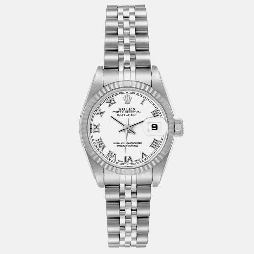 Rolex Datejust Steel White Gold Roman Ladies Watch 26.0 mm - Rolex - Modalova