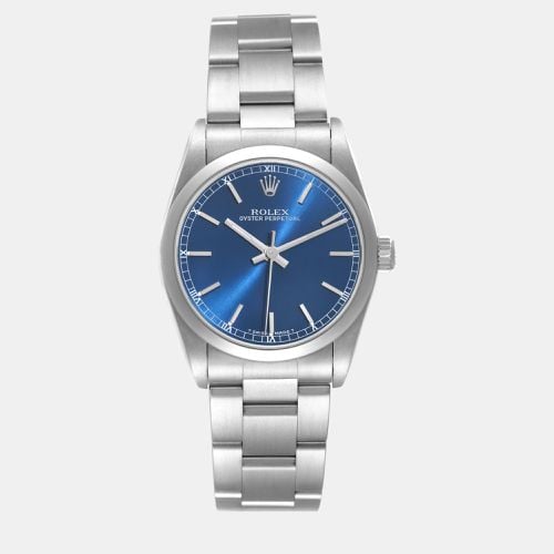 Oyster Perpetual Midsize 31 Steel Dial Ladies Watch 77080 - Rolex - Modalova