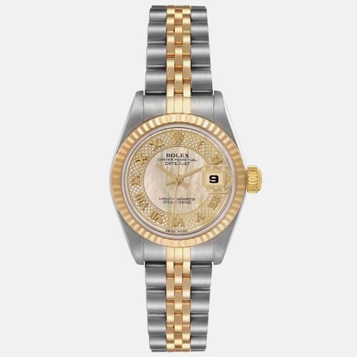 Rolex Datejust Mother of Pearl Dial Steel Yellow Gold Ladies Watch 79173 - Rolex - Modalova