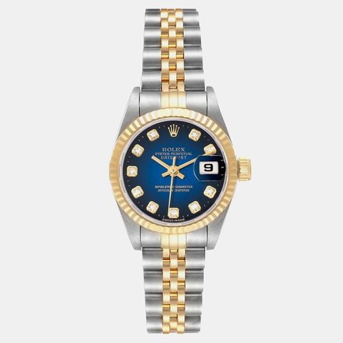 Rolex Datejust Vignette Diamond Dial Steel Yellow Gold Ladies Watch 26 mm - Rolex - Modalova