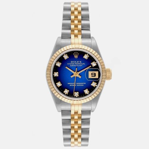 Rolex Datejust Vignette Diamond Dial Steel Yellow Gold Ladies Watch 26 mm - Rolex - Modalova