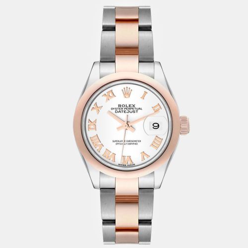 Rolex Datejust Steel Everose Rose Gold White Dial Ladies Watch 279161 - Rolex - Modalova