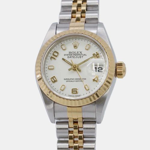 Datejust Wristwatch Stainless Steel 18k Yellow Gold Dial 26 mm - Rolex - Modalova