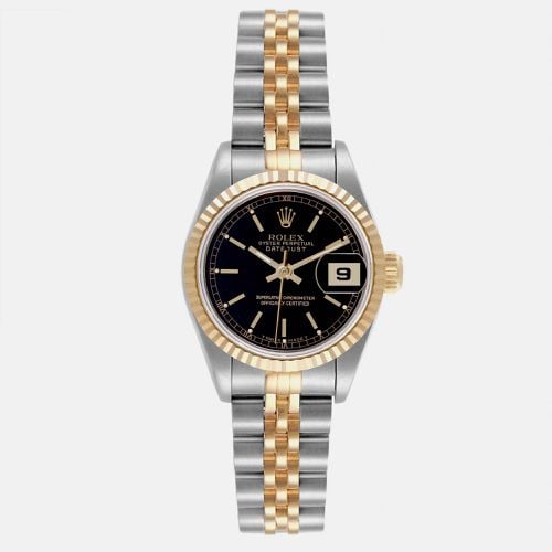 Datejust Steel Yellow Gold Dial Ladies Watch 26.0 mm - Rolex - Modalova