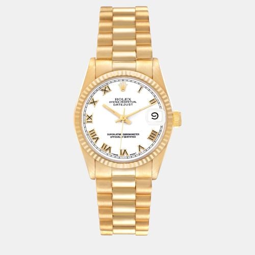 Rolex President Datejust Midsize Yellow Gold Ladies Watch 31.0 mm - Rolex - Modalova