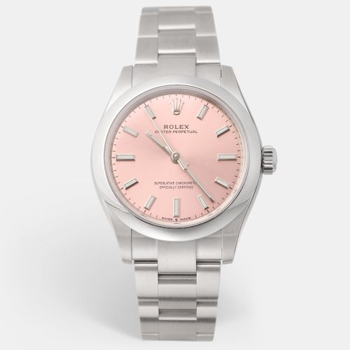 Rolex Pink Oystersteel Oyster Perpetual M277200-0004 Women's Wristwatch 31 mm - Rolex - Modalova