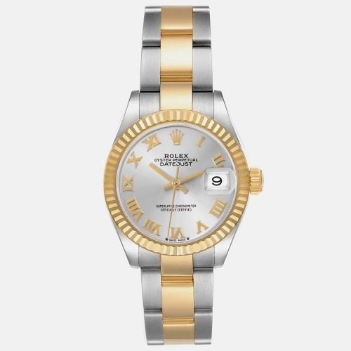 Datejust Steel Yellow Gold Dial Ladies Watch 279173 28 mm - Rolex - Modalova