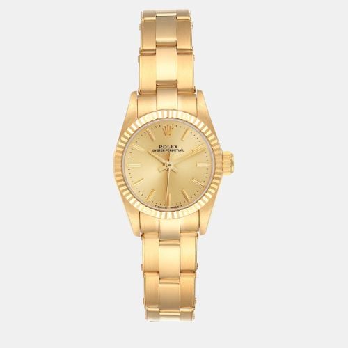 President No-Date Yellow Ladies Watch 67198 - Rolex - Modalova