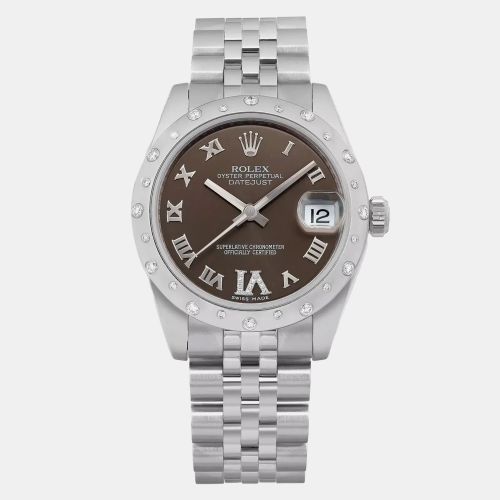 Stainless Steel Datejust 178344 Automatic Women's Wristwatch 31mm - Rolex - Modalova