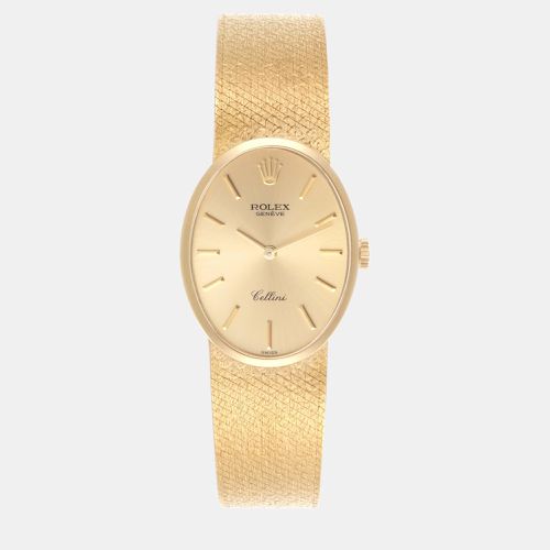 Rolex Cellini Yellow Gold Vintage Ladies Watch 4307 - Rolex - Modalova