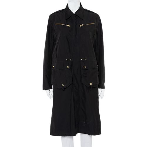 Ralph Lauren Collection Black Synthetic Zip Front Utility Coat M - Ralph Lauren Collection - Modalova