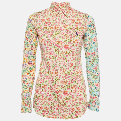 Ralph Lauren Multicolor Floral Cotton Knit Long Sleeve Shirt S - Ralph Lauren - Modalova