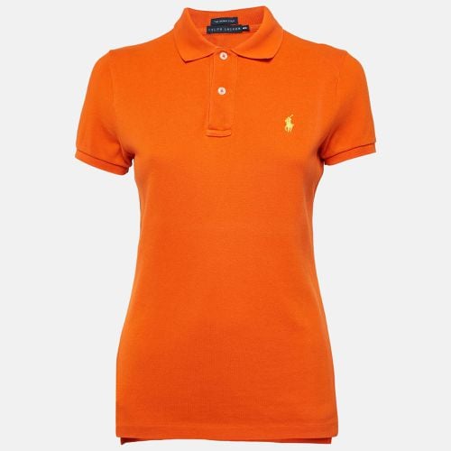 Ralph Lauren Orange Logo Embroidered Cotton Polo T-Shirt M - Ralph Lauren - Modalova