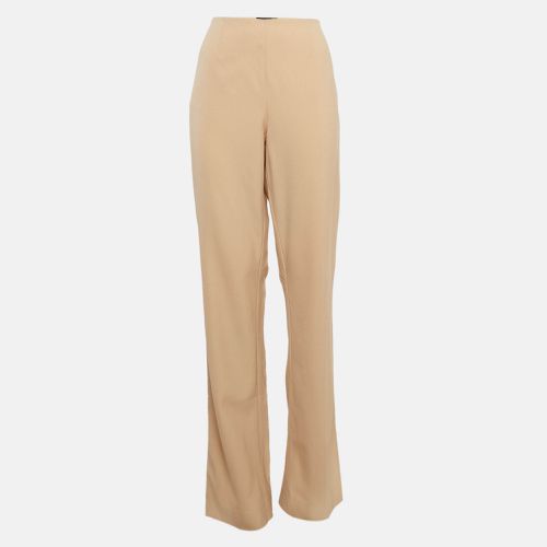 Ralph Lauren Beige Stretch Wool Straight Leg Trousers L - Ralph Lauren - Modalova