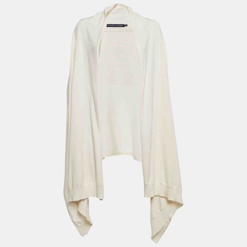 Ralph Lauren Cream Rib Knit Cardigan XS/S - Ralph Lauren - Modalova