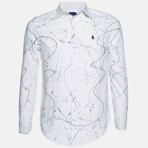 Ralph Lauren White Printed Cotton Buttoned Down Shirt M - Ralph Lauren - Modalova