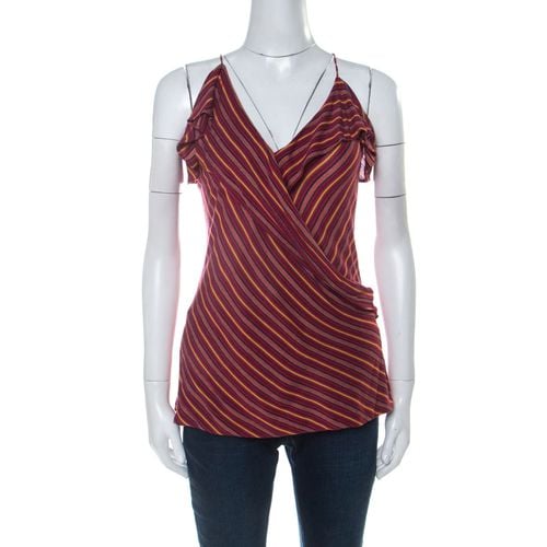 Ralph Lauren Multicolor Striped Knit Noodle Strap Top L - Ralph Lauren - Modalova