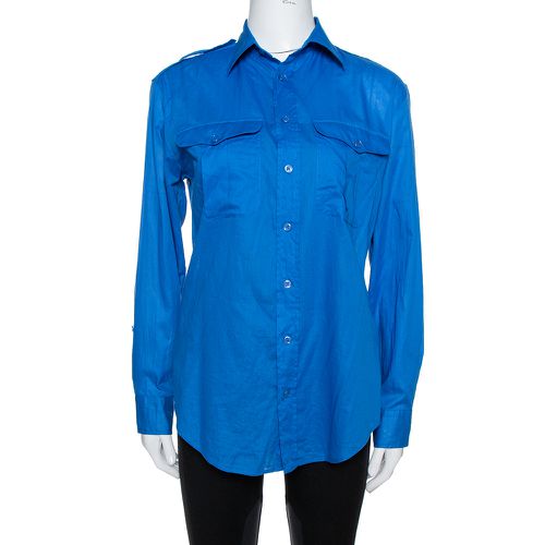 Ralph Lauren Blue Cotton Button Front Shirt M - Ralph Lauren - Modalova