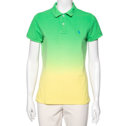 Ombre Cotton Pique Skinny Fit Polo T-Shirt L - Ralph Lauren - Modalova