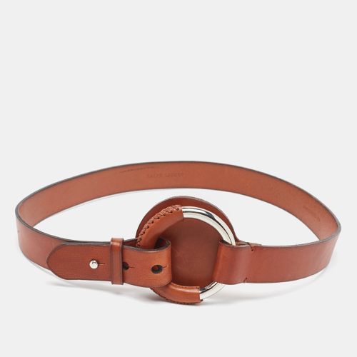 Leather Ring Buckle Belt - Ralph Lauren - Modalova