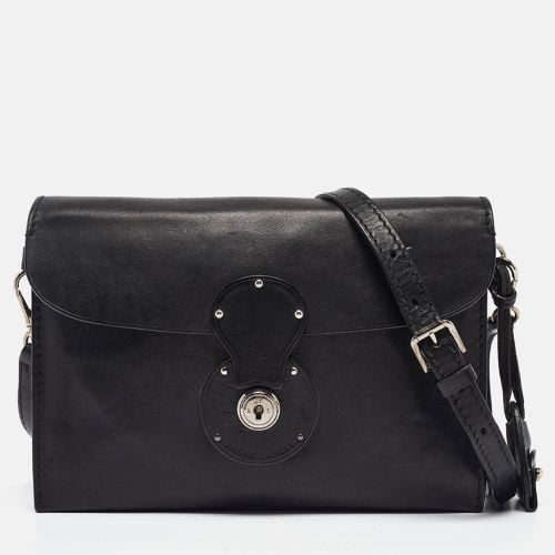 Ralph Lauren Black Leather Ricky Clutch Bag - Ralph Lauren - Modalova